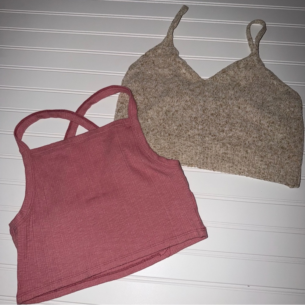 American Eagle crop tank top bundle small/medium